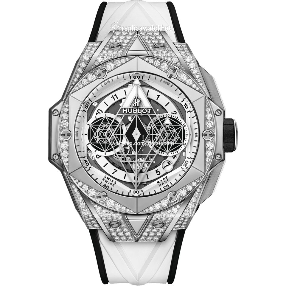 Hublot Big Bang Sang Bleu Mens watch Unisex Automatic Titanium 418.NX.2001.RX.1604.MXM20