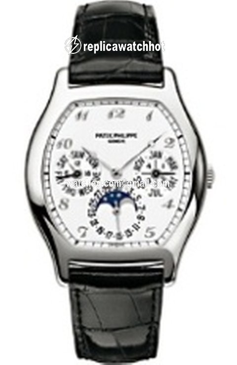 Patek Philippe Perpetual Calendar Mens watch Unisex Automatic White gold 3945 2J-1