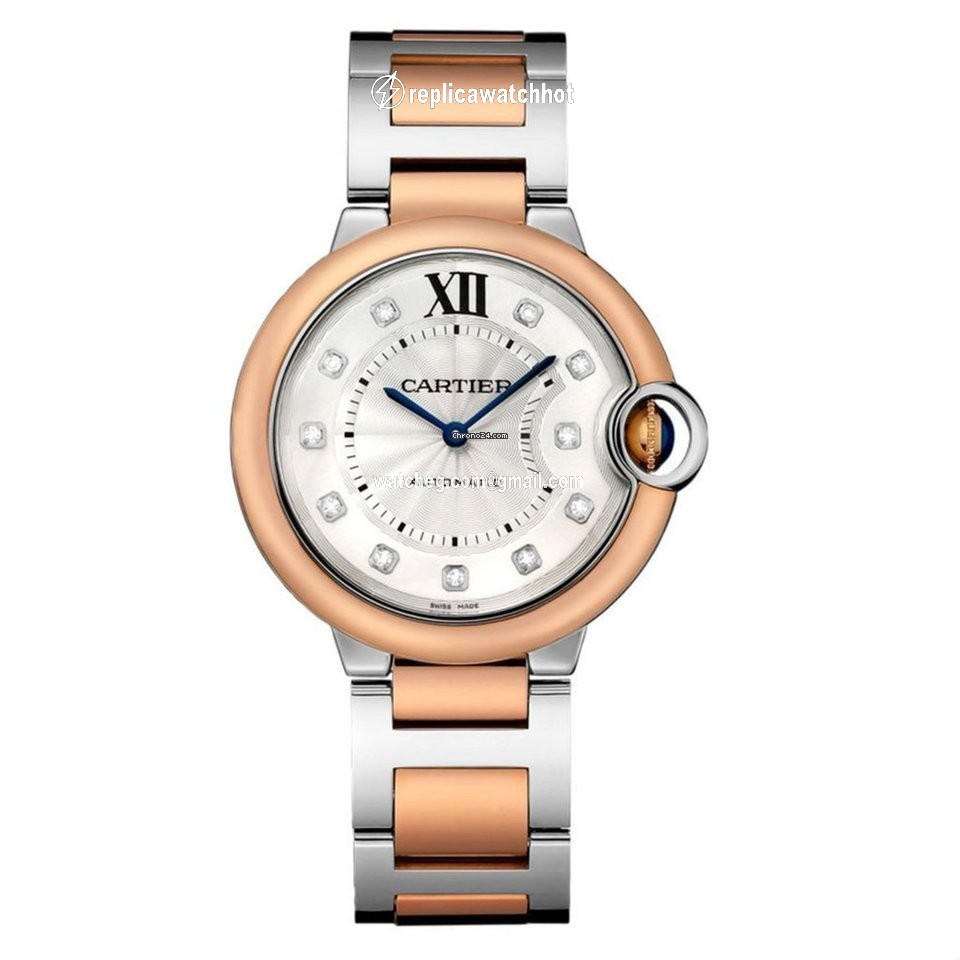 Cartier Ballon Bleu 36mm Mens watch Unisex Automatic Steel W3BB0013