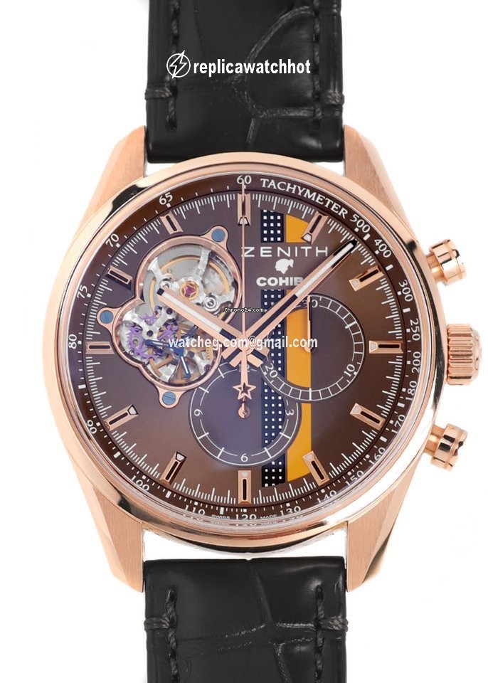 Zenith El Primero Chronomaster Mens watch Unisex Automatic Rose gold 18.2042.4061 76.C494