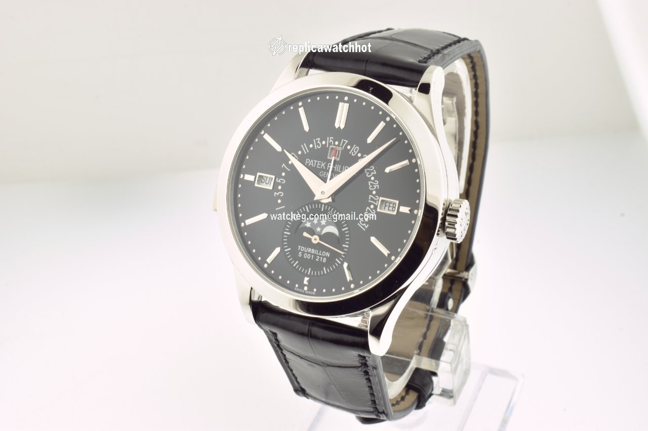 Patek Philippe Minute Repeater Perpetual Calendar Mens watch Unisex Manual winding Platinum 5216P-001
