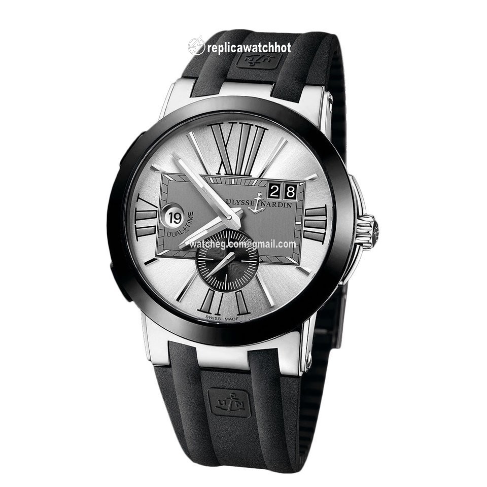 Ulysse Nardin Executive Dual Time Mens watch Unisex Automatic Steel 243-00-3 421