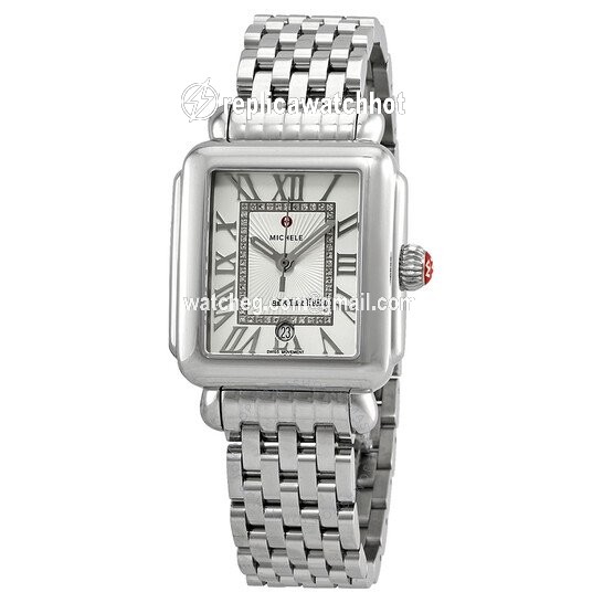 Michele Deco Womens watch Quartz Steel MWW06T000141