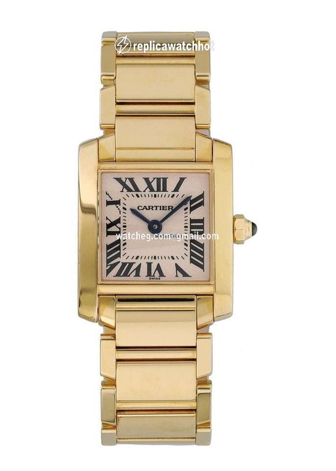Cartier Tank Francaise Womens watch Quartz Yellow gold 1820