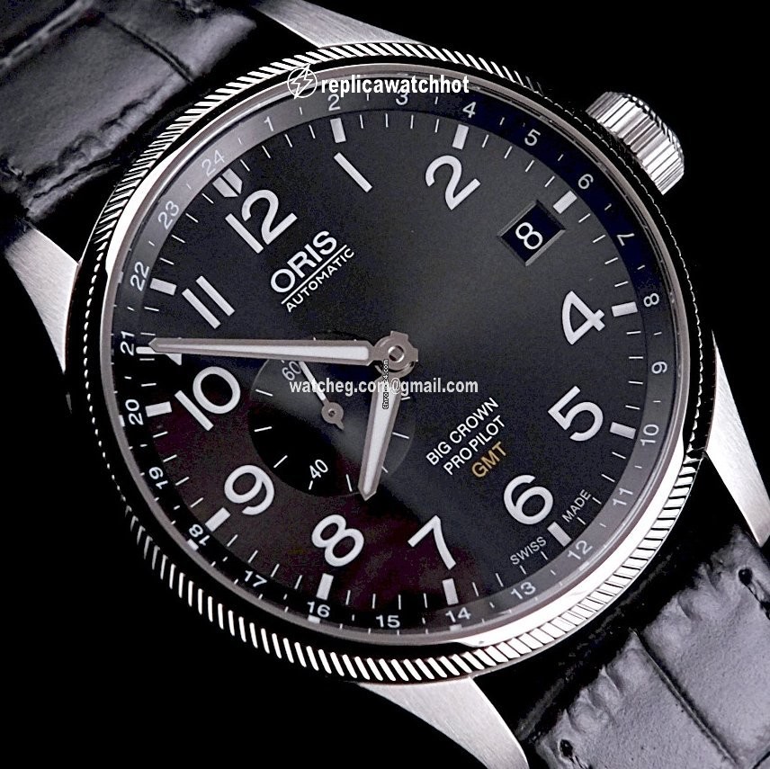 Oris Big Crown ProPilot GMT Mens watch Unisex Automatic Steel 01 748 7710 4063-07 5 22 06FC