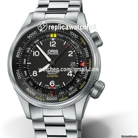 Oris Big Crown ProPilot Altimeter Mens watch Unisex Automatic Steel 01 733 7705 4164-Set 8 23 19