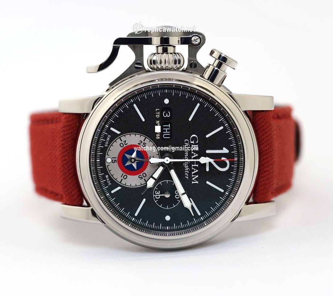 Graham Chronofighter Mens watch Unisex Automatic Steel 2CVAS.B14A