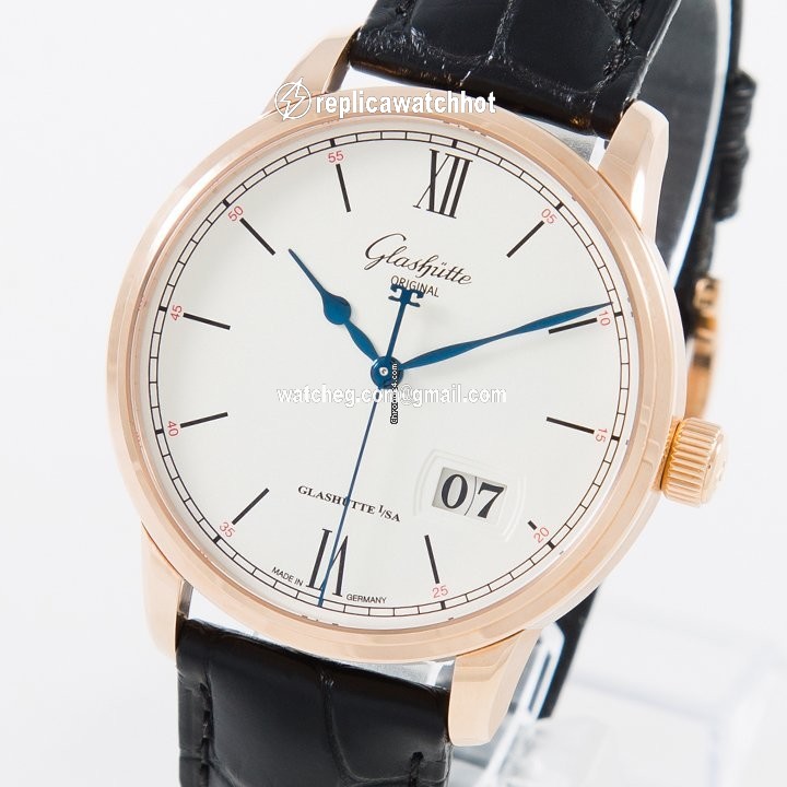 Glashtte Original Senator Excellence Mens watch Unisex Automatic Rose gold 1-36-03-02-05-01