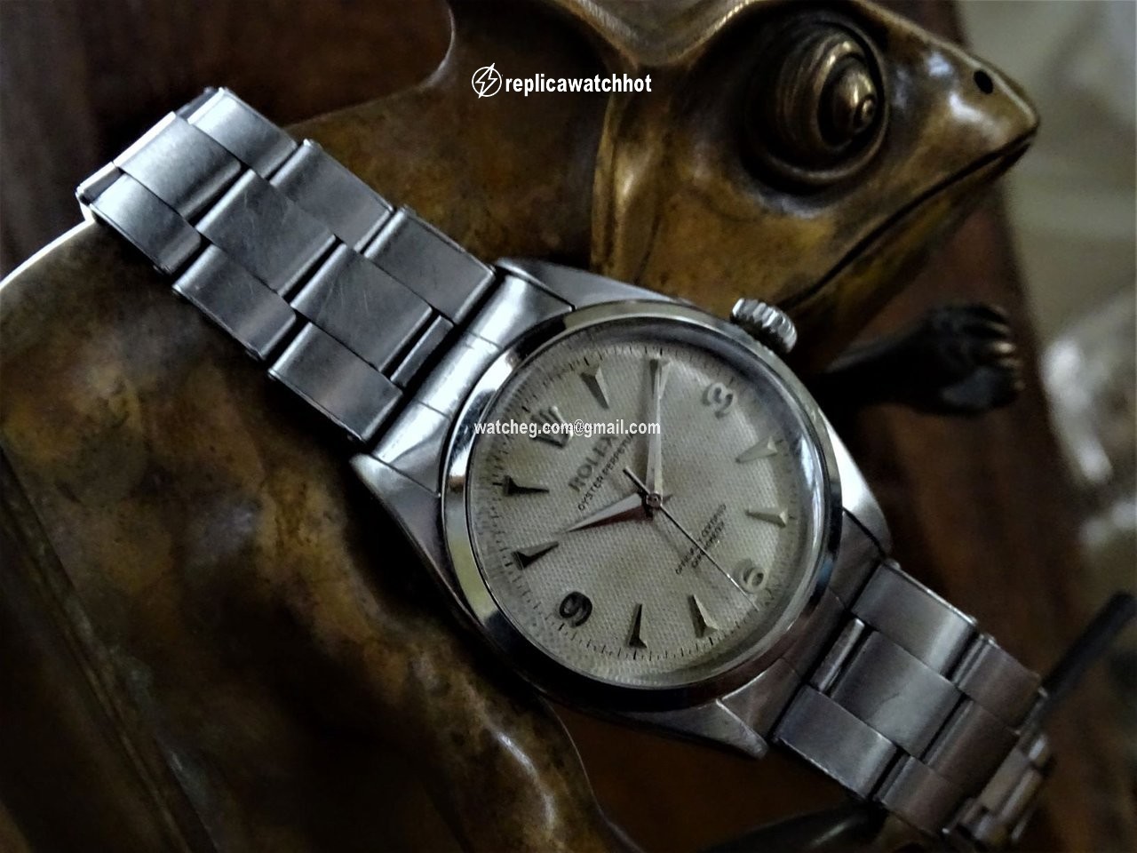 Rolex Oyster Perpetual 34 Mens watch Unisex Steel Automatic 6580