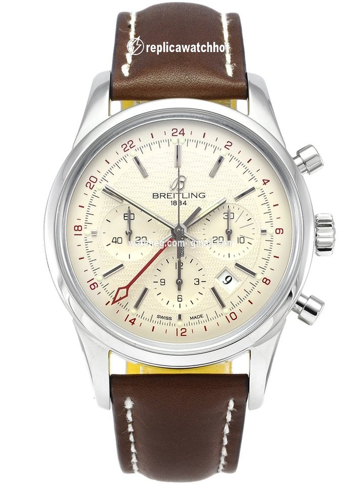 Breitling Transocean Chronograph GMT Mens watch Unisex Automatic Steel AB045112 G772