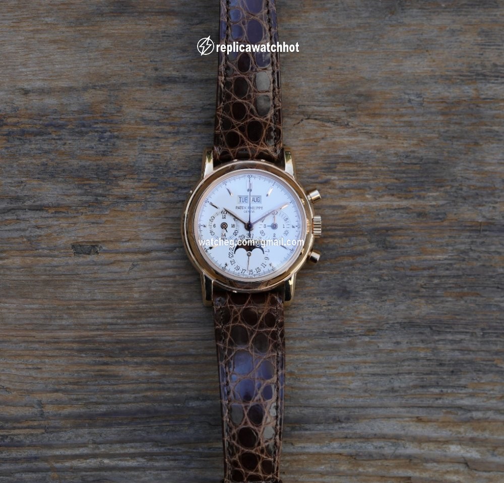 Patek Philippe Perpetual Calendar Chronograph Manual winding Rose gold 3970ER