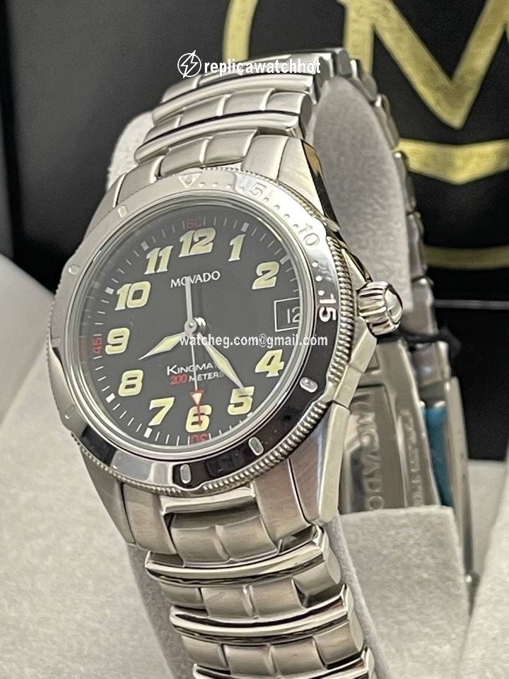 Movado Kingmatic Mens watch Unisex Automatic Steel 84-D7-867 ser. 3723222