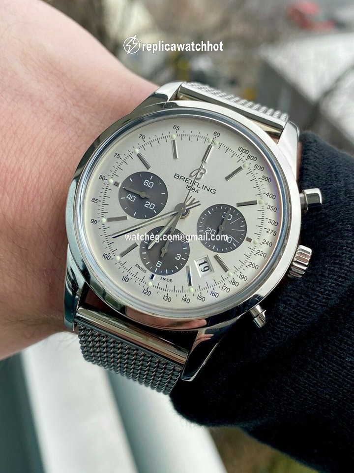 Breitling Transocean Chronograph Automatic Steel AB015212