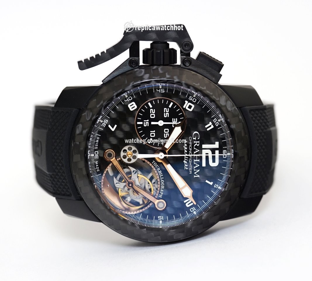 Graham Chronofighter Mens watch Unisex Automatic Carbon 2CCBK.B35A