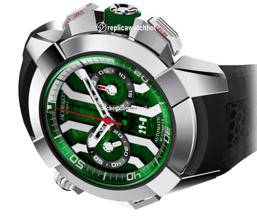 Jacob & Co. Mens watch Unisex Automatic Titanium EC323.20.AB.AB.A