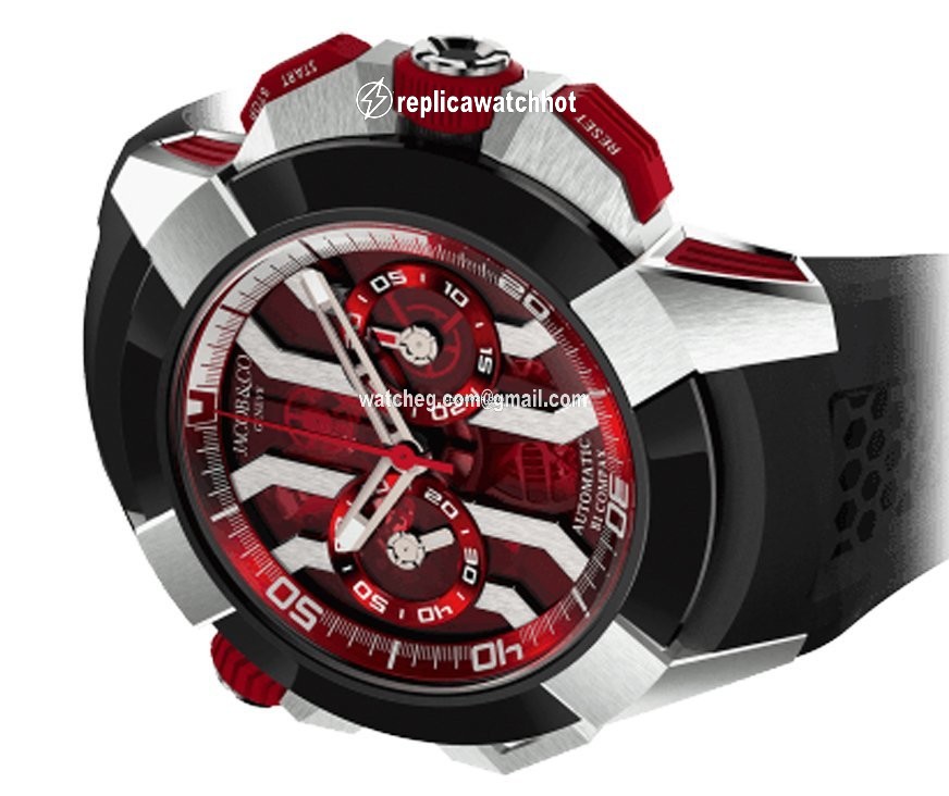Jacob & Co. Mens watch Unisex Automatic Titanium EC313.20.SB.RR.B