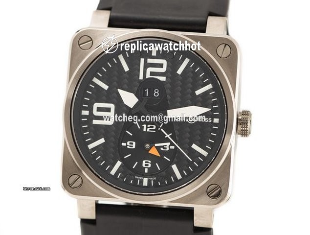 Bell & Ross BR 03-51 GMT Mens watch Unisex Automatic Titanium BR03.51GMT