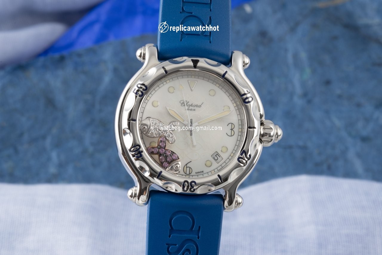 Chopard Happy Sport Womens watch Quartz Steel 28 8347 8-403