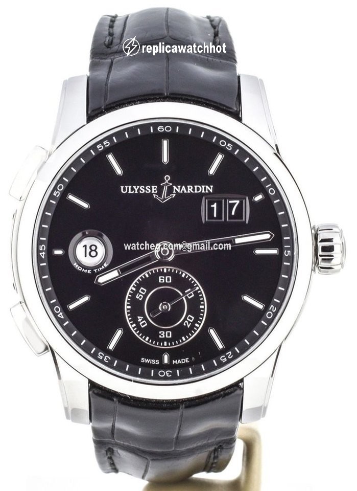 Ulysse Nardin Dual Time Mens watch Unisex Automatic Steel 3343-126 92