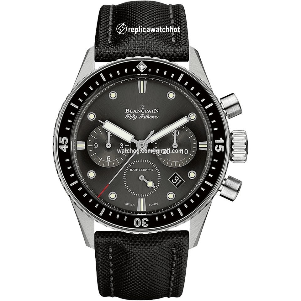 Blancpain Fifty Fathoms Bathyscaphe Mens watch Unisex Automatic Steel 5200-1110-B52A