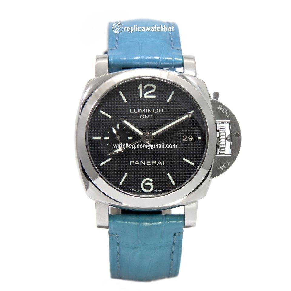 Panerai Luminor 1950 3 Days GMT Automatic Mens watch Unisex Automatic Steel PAM 00535