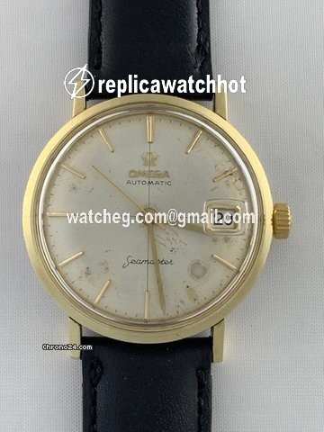 Omega Seamaster Mens watch Unisex Automatic Gold Steel 14770- 61- SC