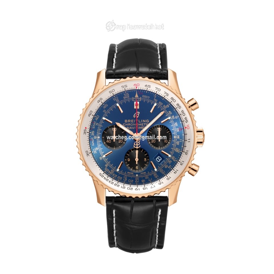 Breitling Navitimer 1 B01 Chronograph 43 Mens watch Unisex Automatic Red gold RB0121211C1P3