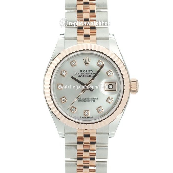 Rolex Lady-Datejust Gold Steel Automatic 279171NG