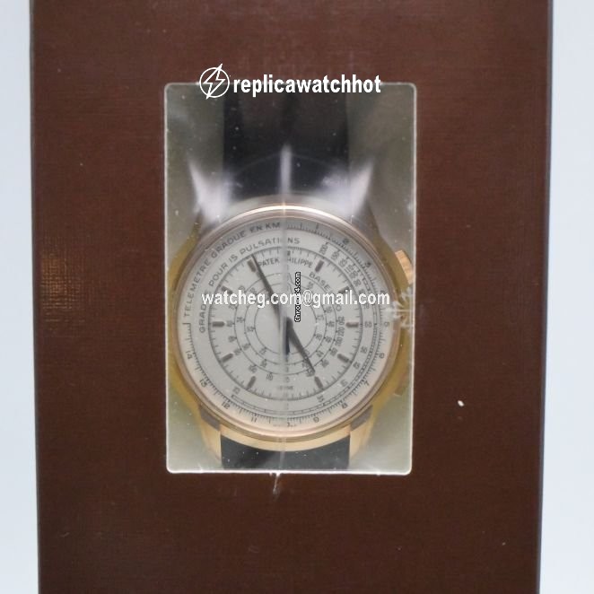 Patek Philippe Chronograph Mens watch Unisex Automatic Rose gold 5975R-001