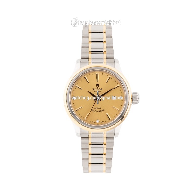Tudor Style Womens watch Automatic Gold Steel M12103-004