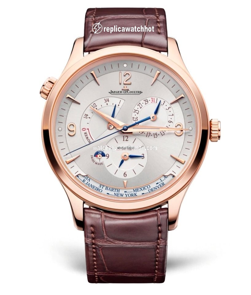 Jaeger-LeCoultre Master Geographic Mens watch Unisex Automatic Rose gold 4122520