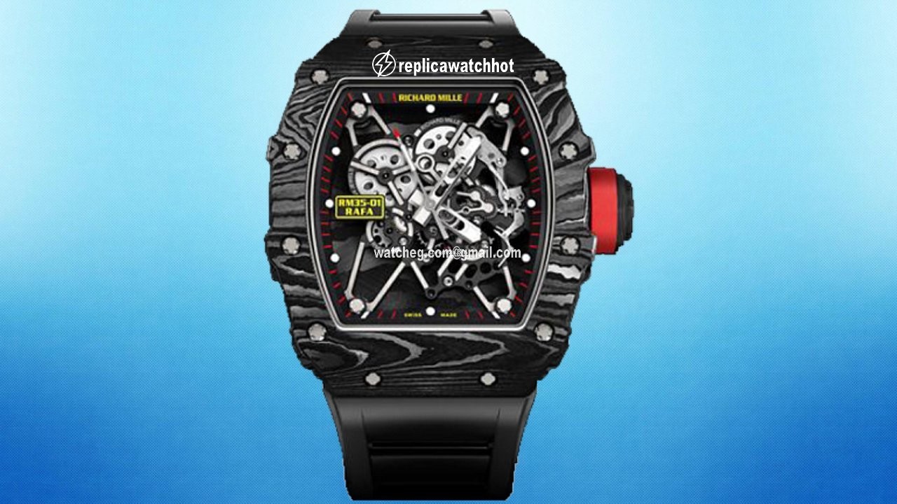 Richard Mille RM 035 Mens watch Unisex Manual winding Carbon RM35-01 Nadal