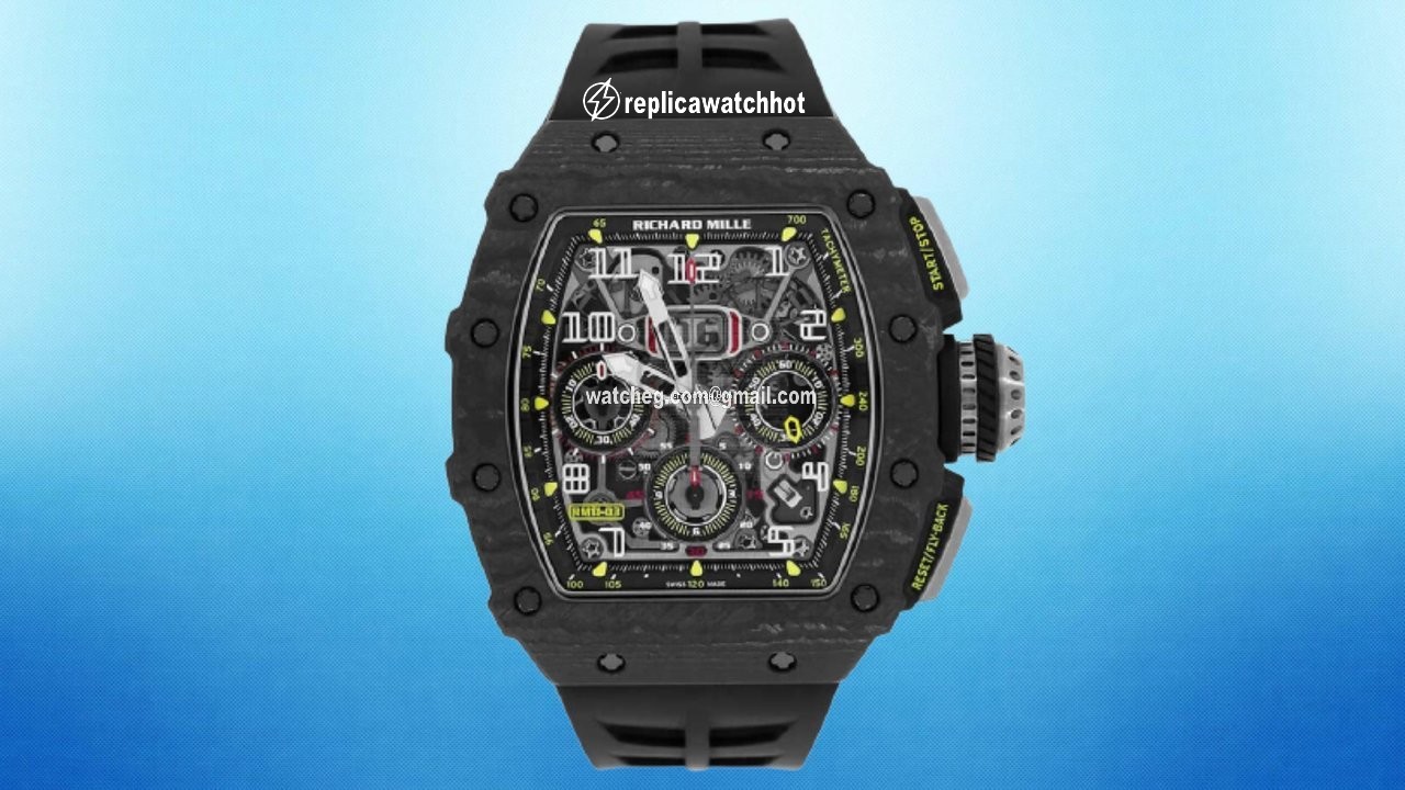 Richard Mille RM 011 Mens watch Unisex Automatic Carbon RM 11-03 NTPT