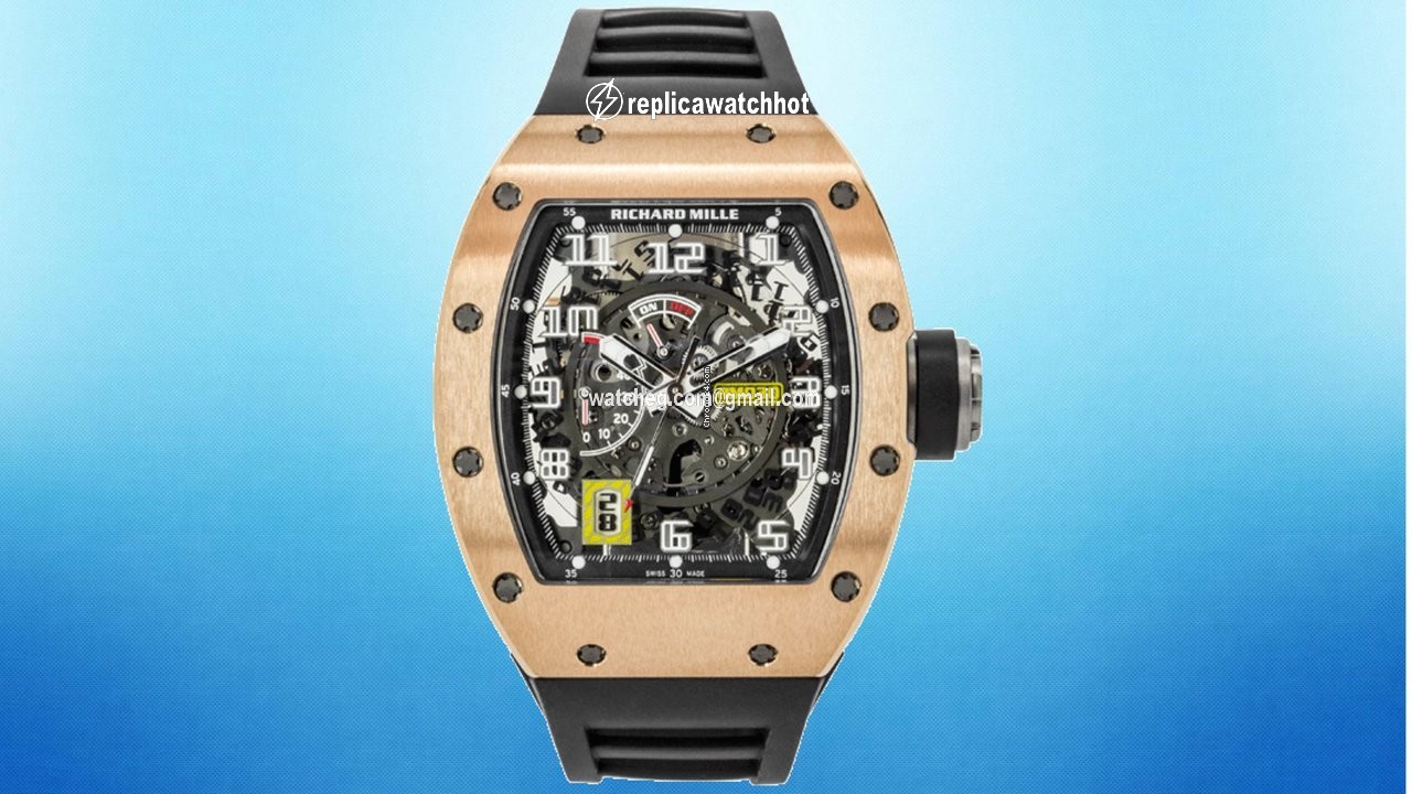 Richard Mille RM 030 Mens watch Unisex Automatic Rose gold RM030 Rose Gold