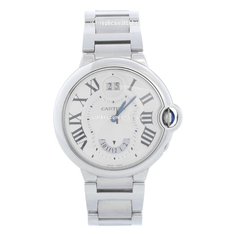 Cartier Ballon Bleu 42mm Mens watch Unisex Quartz Steel W6920011