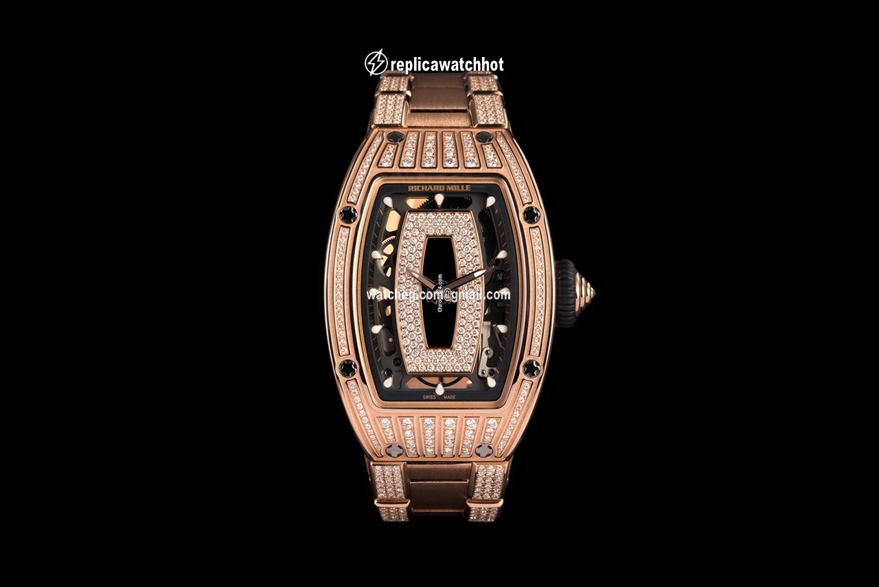 Richard Mille RM 07 Womens watch Automatic Red gold RM 07-01