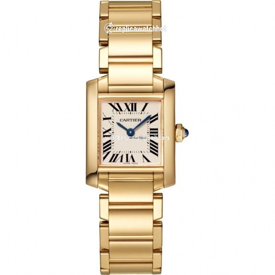 Cartier Tank Francaise Womens watch Quartz Yellow gold WGTA0031
