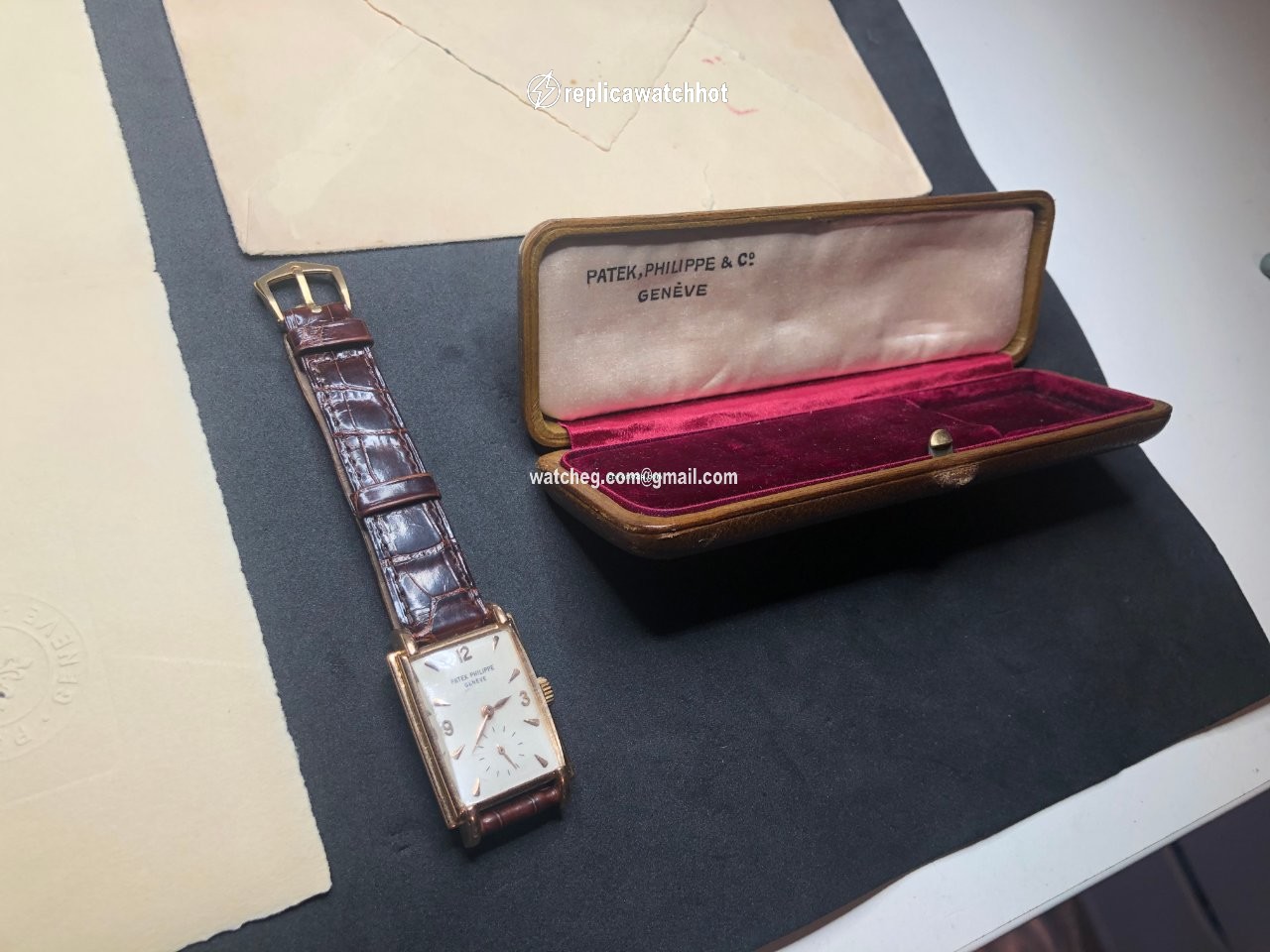 Patek Philippe Gondolo Mens watch Unisex Manual winding Rose gold 2477