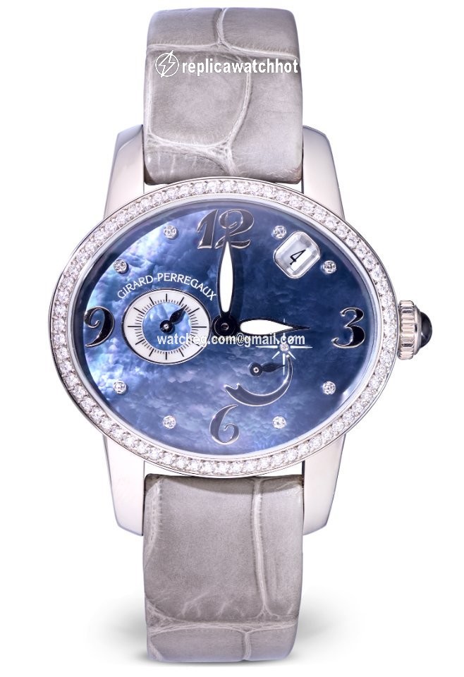 Girard Perregaux Cats Eye Womens watch Automatic White gold 80480
