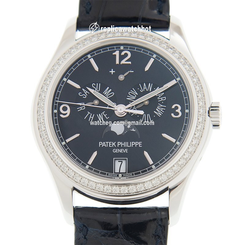Patek Philippe Annual Calendar Mens watch Unisex Automatic White gold 5147G-001