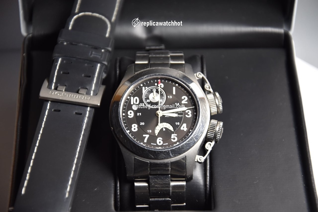 Hamilton Khaki Navy Frogman Mens watch Unisex Automatic Titanium H777160