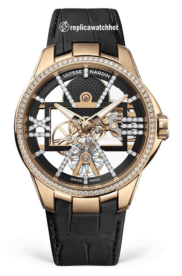 Ulysse Nardin Mens watch Unisex Manual winding Rose gold 3716-260B 02