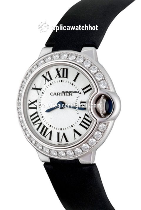 Cartier Ballon Bleu 28mm Womens watch Quartz White gold WE900351