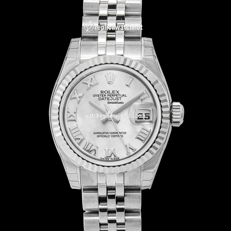 Rolex Lady-Datejust Womens watch White gold Automatic 179174 NR