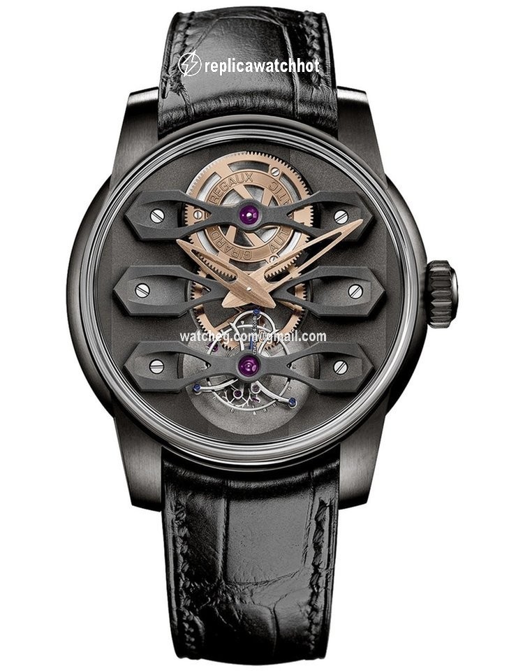 Girard Perregaux Bridges Mens watch Unisex Automatic Titanium 99270-21-000-BA6A