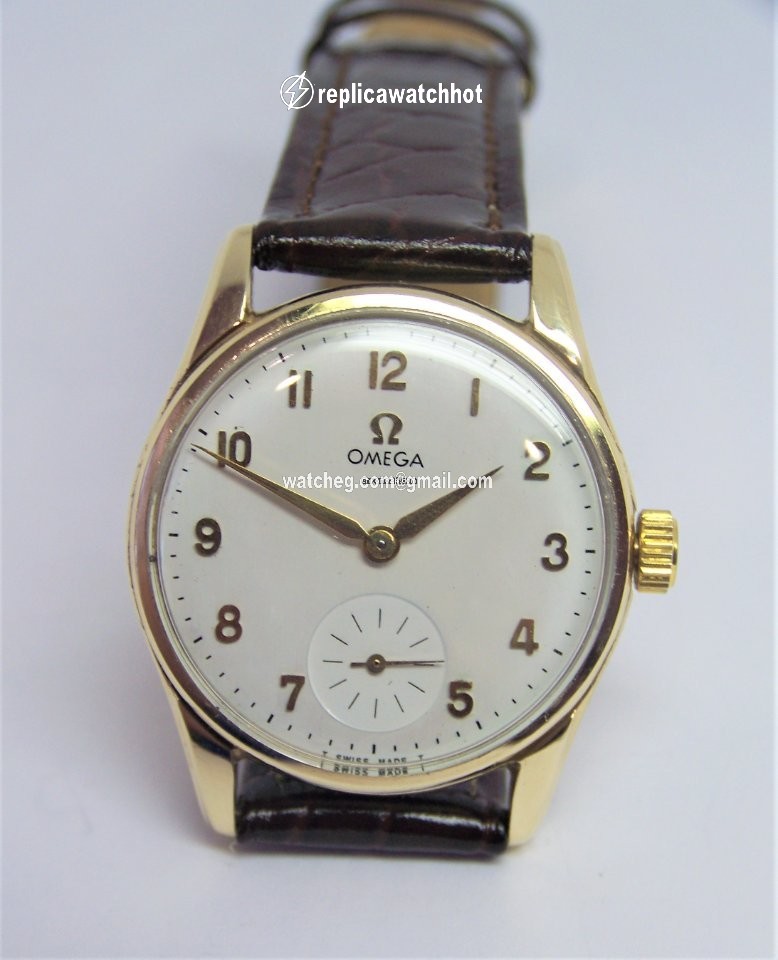 Omega Mens watch Unisex Manual winding Yellow gold 13339