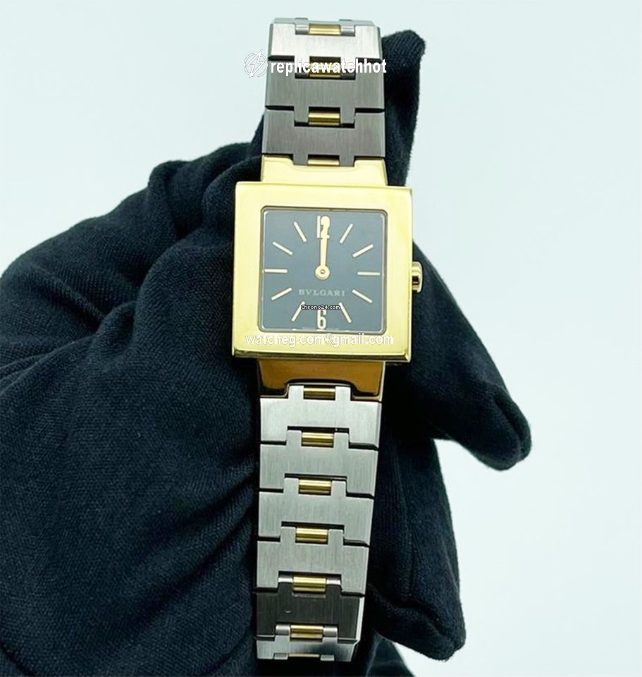 Bulgari Quadrato Womens watch Quartz Yellow gold SQ22G