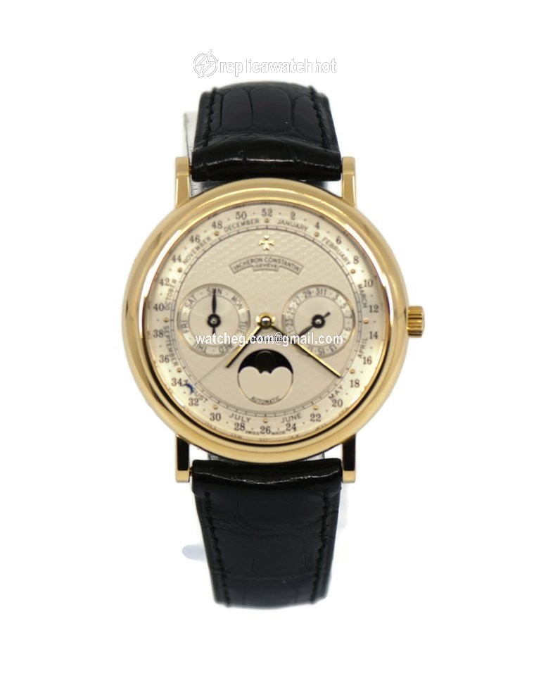 Vacheron Constantin Patrimony Mens watch Unisex Automatic Yellow gold 47052 000J-04