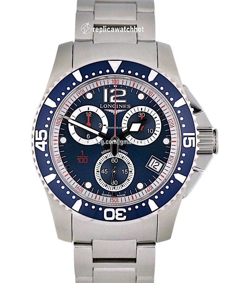 Longines HydroConquest Mens watch Unisex Quartz Steel L38434966