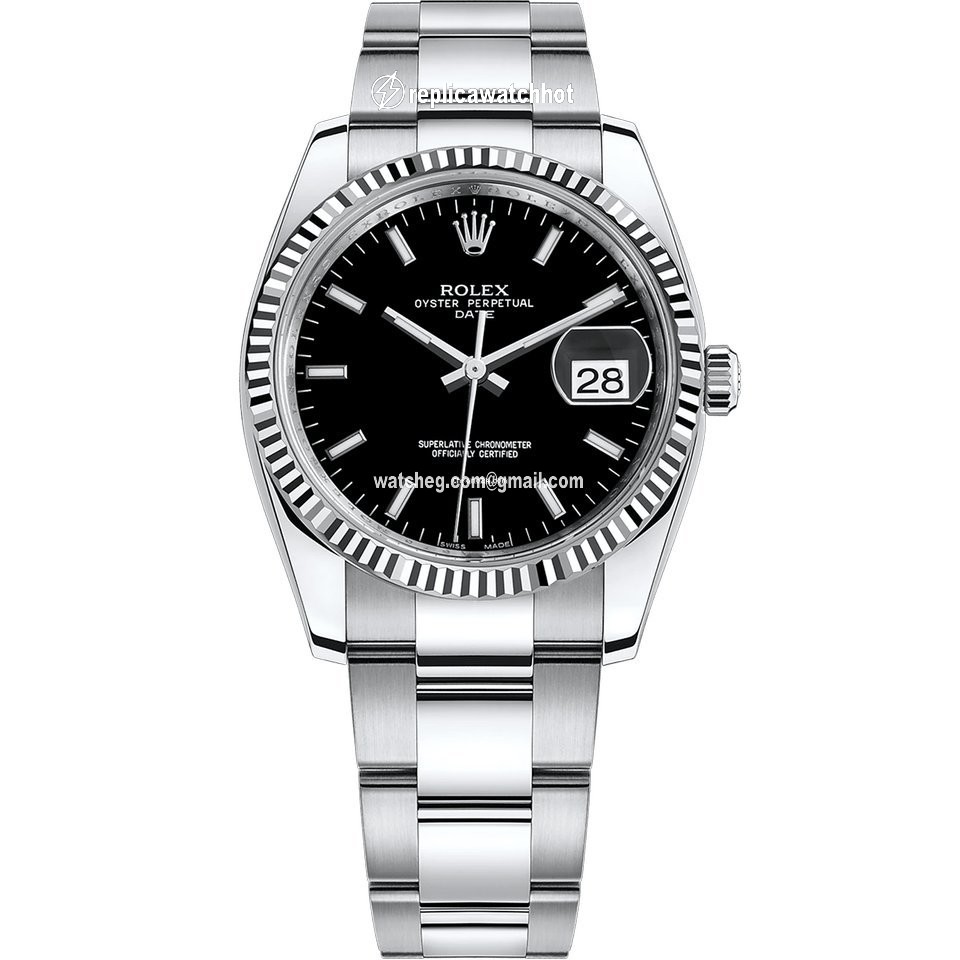Rolex Oyster Perpetual Date Womens watch Steel Automatic 115234-0002